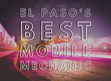 1 Fast-responding Request a Quote Virtual Consultations Free price estimates from local Auto Repair pros Tell us about your project and get help from sponsored businesses. . Mobile mechanic el paso